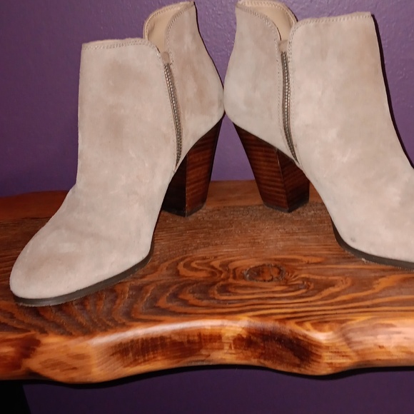 Sole Society Taupe Ankle Booties - Picture 5 of 8